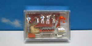 Preiser 10542 HO 1:87 Bricklayers (5) and Accessories