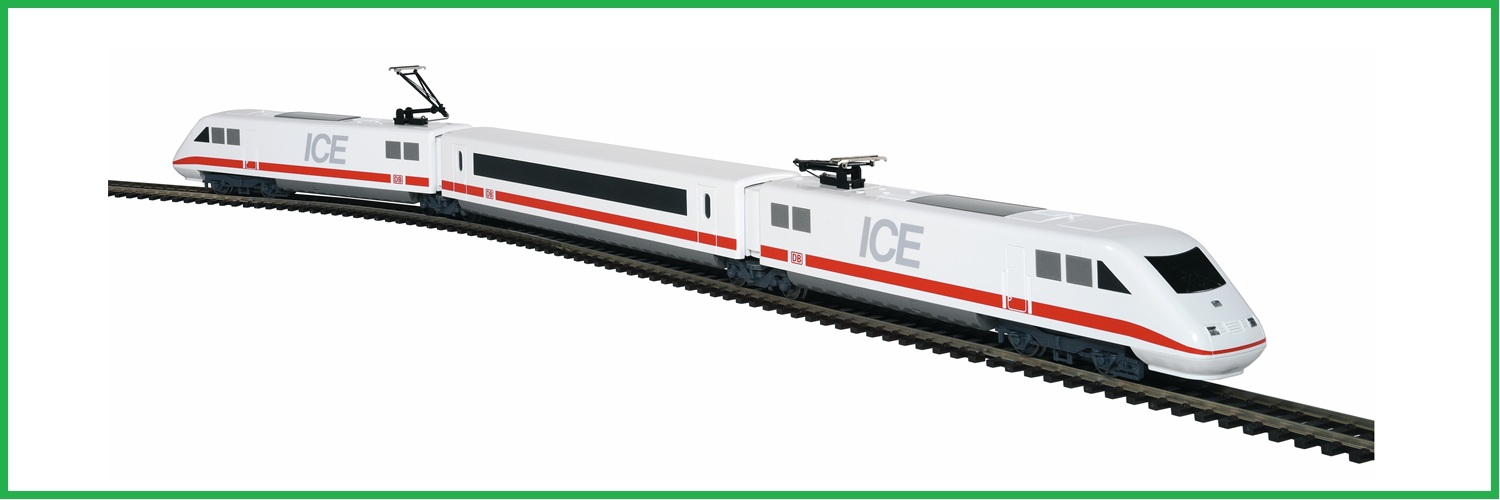 PIKO 57094 HO 1:87 Analog Starter Set MyTrain Three-Passenger ICE Starter Set DB 110 x 88cm - Image 4