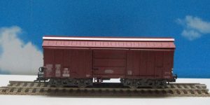Fleischmann 5392 HO 1:87 Swing Roof Freight Wagon Type KKks01 Ep III DB 132mm