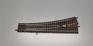 Fleischmann 6170 HO 1:87 Profi Straight Track (200mm) with Left-Hand Trunout 18° Manual Switch