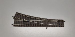 Fleischmann 6171 HO 1:87 Profi Straight Track (200mm) with Right-Hand Trunout 18° Manual Switch