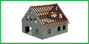 Herpa 158800 HO 1:87 House Under Construction