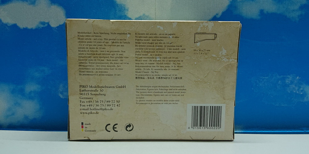 PIKO 60022 N 1:160 Filling Station Office 88 x 36 x 25 mm - Image 2