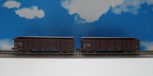 PIKO 58236 HO 1:87 Open High-Sided Freight Wagon Eaos OBB Ep V 322mm x 2 pcs