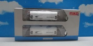 PIKO 58258 HO 1:87 Sliding Tarpaulin Wagon Shimmns "ZSSK Cargo" Ep VI 139mm x 2 pcs