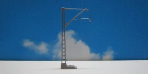 Vollmer 1301 HO 1:87 Catenary Mast With Long Registration