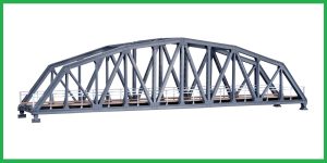 Vollmer 42553 HO 1:87 Steel Arched Bridge, Straight 360 x 80 x 115 mm