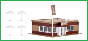 Vollmer 43636 HO 1:87 McCafe 115 x 95 x 90 mm