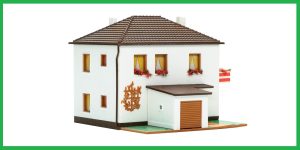 Vollmer 47702 N 1:160 2-Story House 71 x 83 x 65 mm