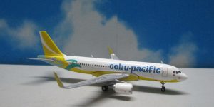 1:400 Gemini Jets GJCEB4320 A320-200S Cebu Pacific Air RP-C4107