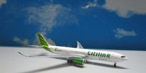 1:400 JC Wings XX4399 A330-900neo Garuda Indonesia Citilink PK-GYC