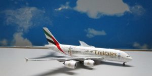 1:400 Gemini Jets GJUAE1469 A380-800 Emirates ICC Cricker World Cup 2015 A6-EDZ