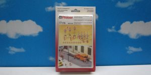 Preiser 17176 HO 1:87 Road Safety Equipment For Traffic & Work